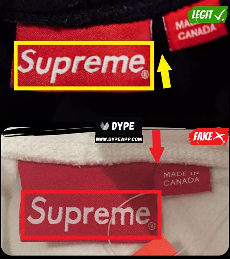 list of fake supreme shoes|how to check for fake supreme.